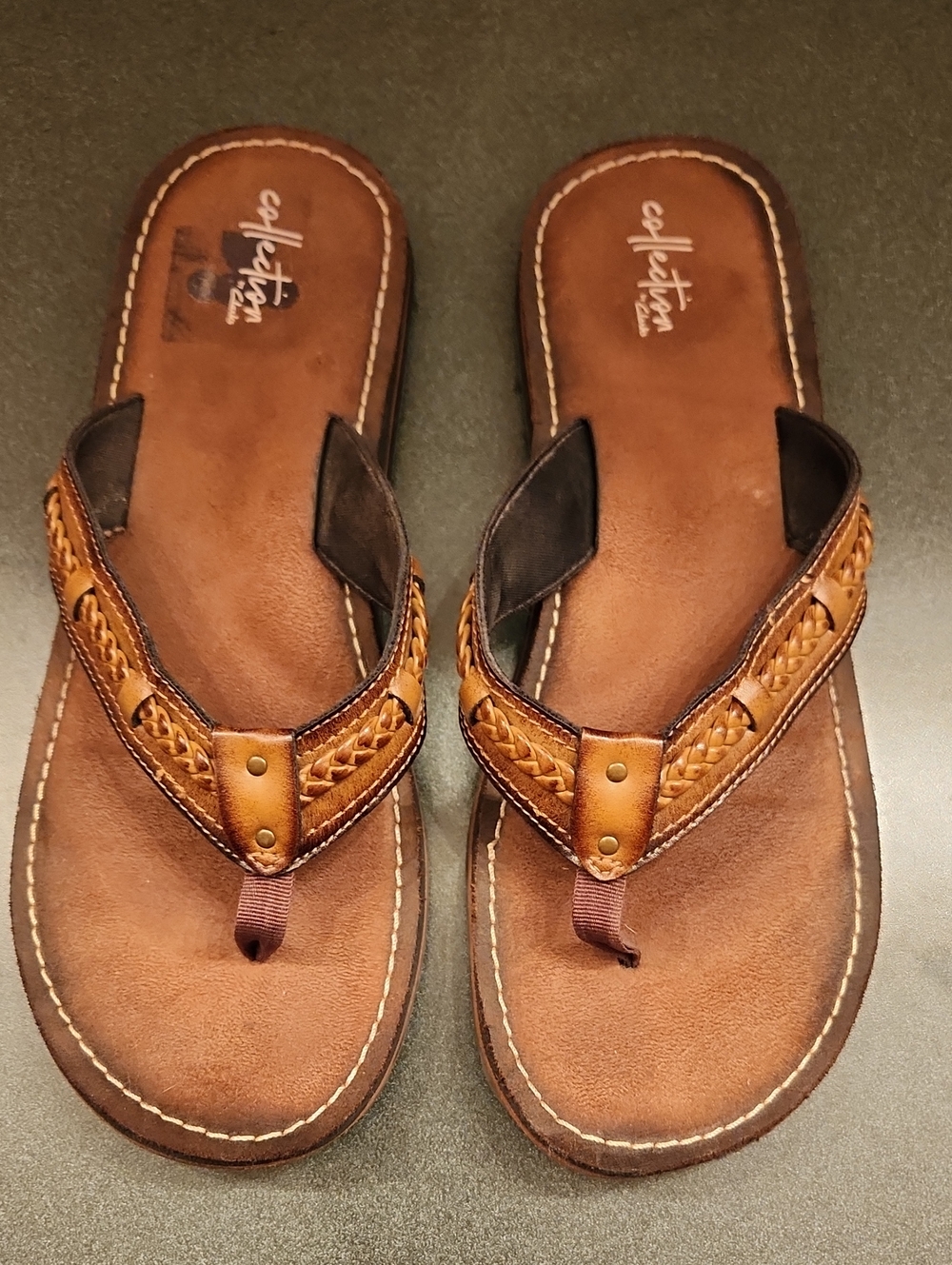 Clarks Flip Flops 12M
